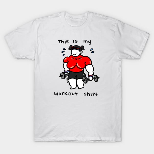 This Is My Workout Shirt T-Shirt by Tinygals